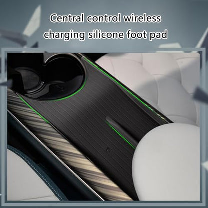 Wireless Chargers Pad Anti Slip Mat for CloudEV Protections Silicone Pad Flexible Pad Easy Use Auto Interior Accessory