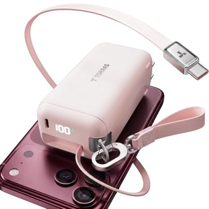 TORRAS PowerGo 3-in-1 45W Fast 10000mAh Power Bank for iPhone 18 Pro Max