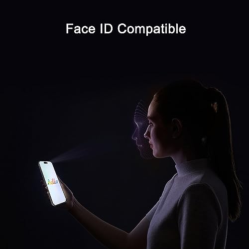 Ailun Privacy Screen Protector for iPhone 16 / iPhone 15 / iPhone 15 Pro - size: 16/15/15 Pro 6.1 inches