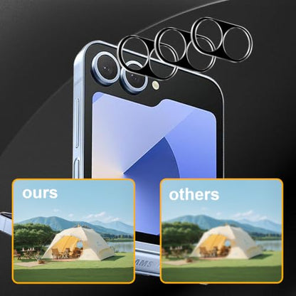3 Pack Camera Lens Protector for Samsung Galaxy Z Flip 6 - size: Galaxy Z Flip 6