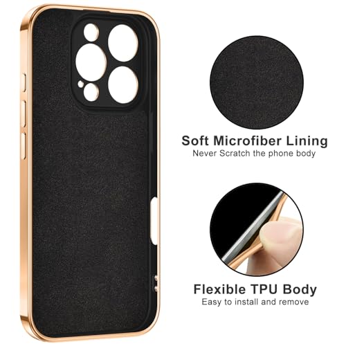 Dinick Black for iPhone 16 Pro Case with Ring Holder Kickstand - color: Black, size: 6.3'' iPhone 16 Pro