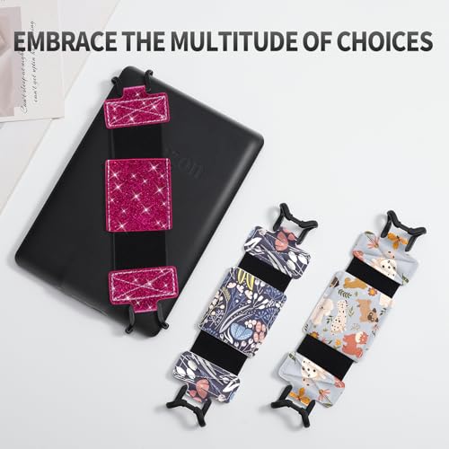 MoKo Soft Hand Strap for 6-8" Kindle eReaders Fire Tablet, Flash Rose - color: Flash Rose, style: Soft Pu Strap