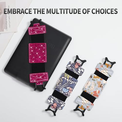 MoKo Soft Hand Strap for 6-8" Kindle eReaders Fire Tablet, Flash Rose - color: Flash Rose, style: Soft Pu Strap