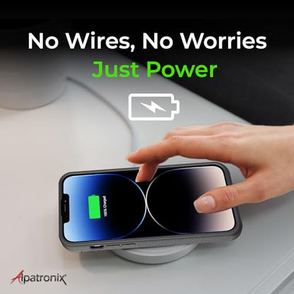 Alpatronix Battery Case for iPhone 16 Plus, 15W Fast Wireless Charging Case, Portable Strong Slim Protective Extended Rechargeable Charger Case, Support CarPlay Compatible with iPhone 16 Plus (Black) - size: Apple iPhone 16 Plus (6.7 inch)