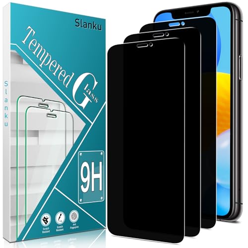 Slanku Privacy Screen Protector for iPhone 11 Pro Max/XS Max Tempered Glass - size: 11 Pro Max/XS Max