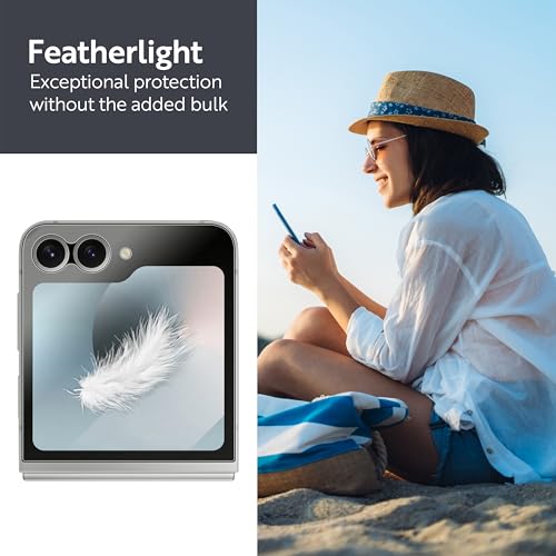 ArmorSuit 3 Pack Paper-Feel Screen Protector for Samsung Galaxy Z Flip 7 FE/Flip 6 Case Friendly MilitaryShield Paper-Feel Texture Matte Film - Made in USA