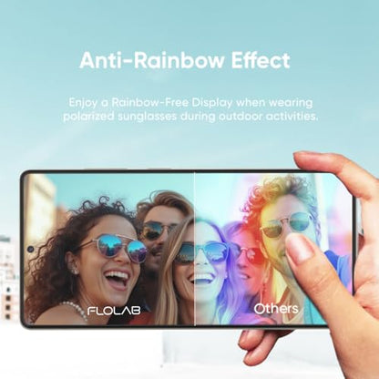 FLOLAB NanoArmour ONETIME PRO for Samsung Galaxy S26 Ultra Screen Protector Anti Reflective Tempered Glass, Edge to Edge, Fingerprint ID Compatible, Dust Free, Easy to Install - size: S26 Ultra
