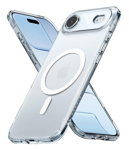 Ringke for iPhone Air Case [Fusion Magnetic Matte Clear] | Compatible with MagSafe, Oil & Dirt Resistant, Anti-Fingerprint Technology Prevents Oily Smudges, Feels Velvety Soft - size: iPhone Air