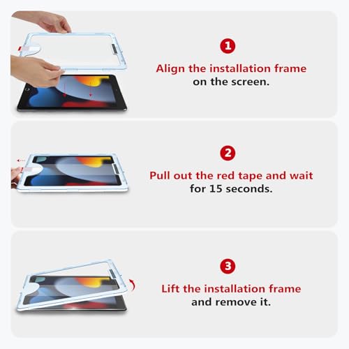 bersem Screen Protector for iPad 9th/8th/7th Generation 10.2 Inch
