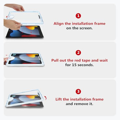 bersem Screen Protector for iPad 9th/8th/7th Generation 10.2 Inch
