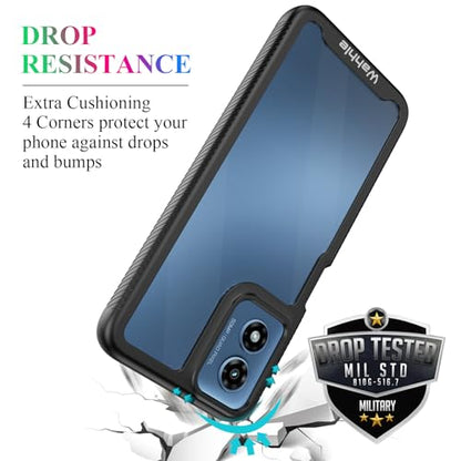 Compatible with Moto G 5G 2024 Case, Built in Screen Protector Full Body Shockproof Slim Fit Bumper Protective Phone Cover for Men Women-Black - size: Moto G 5G 2024 Case