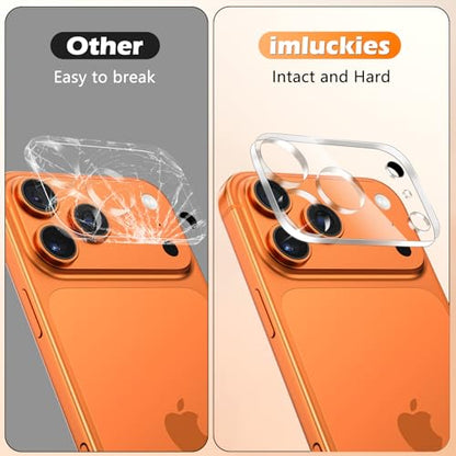 imluckies 3 Pack for iPhone 17 Max 6.9" Camera Lens Protector, HD Clear Tempered Glass Camera Accessories, 9H Hardness Anti-Scratch Screen Cover, Case Friendly[Not Affect Night Shots] - size: 17 Max-Clear