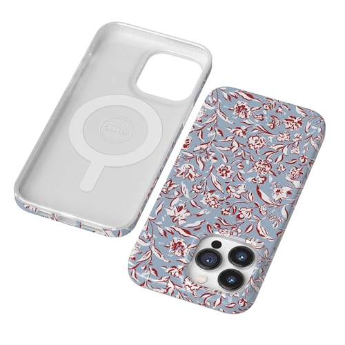 Casely iPhone 14 Pro Case | Coastal Carolina | Painted Flowers | Compatible with MagSafe | Classic Ultra Thin Design - color: Coastal Carolina | Painted Flowers, size: Iphone 14 Pro
