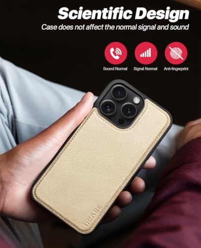 OCASE for iPhone 16 Pro Max Case Detachable Wallet Case with Card Holder, 2 in 1 Pu Leather Flip Folio with RFID Blocking Stand Wrist Strap Shockproof Phone Cover 6.9 Inch 2024, Gold - color: Gold, size: iPhone 16 Pro Max