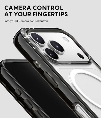 CASETiFY for iPhone 17 Case - Compact Compatible with MagSafe | Slim and Sleek | 4ft. 2x Military Grade Drop Protection | AF DREAM FLWRS | Black - color: 009. AF DREAM FLWRS, size: Iphone 17