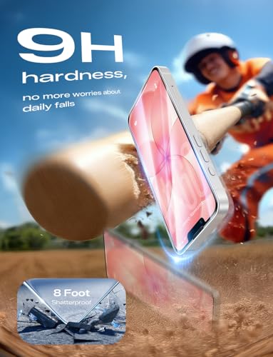 MAGIC JOHN 2PACK 3rd Gen for iPhone 17e/16e/14/13 pro /13 Screen Protector - color: Clear