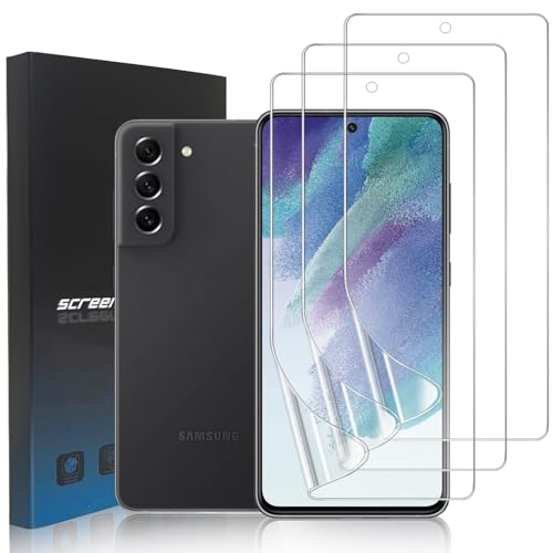 3 Pack Soft TPU Screen Protector for Samsung Galaxy S21 FE 5G 6.4 inch - size: Samsung Galaxy S21 FE