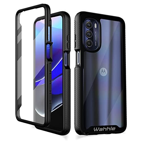 Compatible with Moto G Stylus 5G 2022 Case (Not Fit 2021 Version), Built in Screen Protector Full Body Shockproof Slim Fit Bumper Protective Phone Cover for G Stylus 5G 2022-Black/Clear - size: Moto G Stylus 5G (2022)