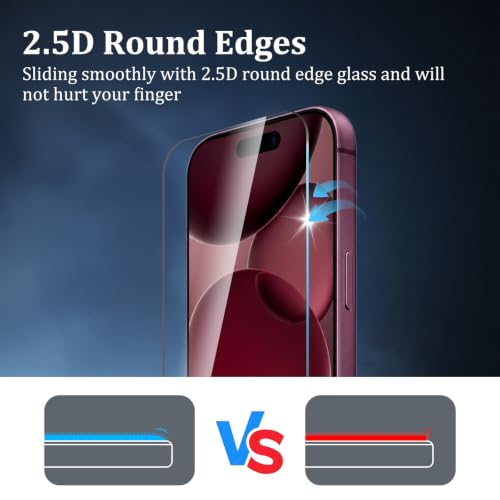 3 Pack Clear Screen Protector for iPhone 18 Pro - size: iPhone 18 Pro 3+3PCS