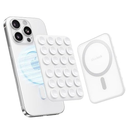 Klearlook Magnetic Suction Phone Mount for MagSafe Case, Classic White - color: Classic White