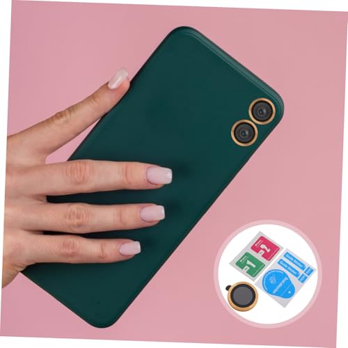 Angoily 3pcs Scratch Resistant Camera Lens Protector for Tempered High Transparency Easy Application Individual Lens Shield