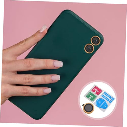Angoily 3pcs Scratch Resistant Camera Lens Protector for Tempered High Transparency Easy Application Individual Lens Shield