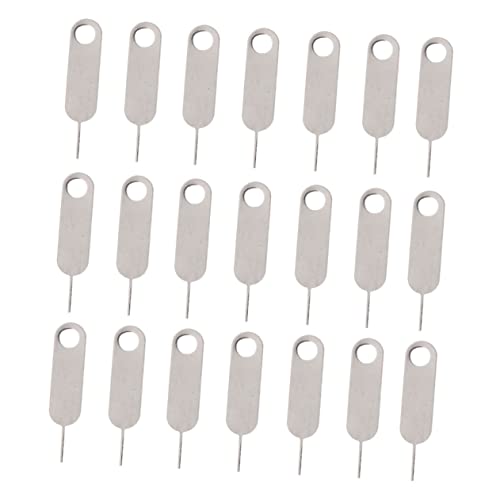 100pcs SIM Eject Pin Tool Set for Smartphones Sturdy Steel Card Tray Remover Detachable Keychain Universal SIM Card Opener for Easy Removal