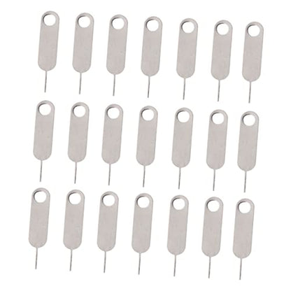 100pcs SIM Eject Pin Tool Set for Smartphones Sturdy Steel Card Tray Remover Detachable Keychain Universal SIM Card Opener for Easy Removal