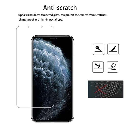 Easy Alignment Frame Designed For iPhone11 Pro/iPhone Xs/iPhone X Tempered Glass Screen Protector Film 2-Pack