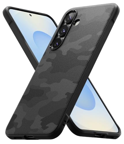 Ringke Onyx for Samsung Galaxy S25 Case [Feels Good in The Hand] Oil & Dirt Resistant, Enhanced Camera Lens Protection, Comfortable Grip, Non-Slip, Lightweight Cover - Camo Black - color: Camo Black, size: Galaxy S25