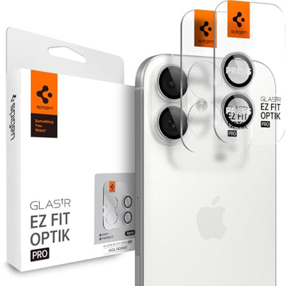 Spigen Camera Lens Protector for iPhone 17 (16 Plus/16) - Silver - color: Silver
