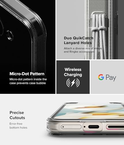 Ringke for Google Pixel 9a Case [Fusion Matte Clear] | Oil & Dirt Resistant, Anti-Fingerprint Technology Prevents Oily Smudges, Frosted Coating Feels Velvety Soft - size: Pixel 9a