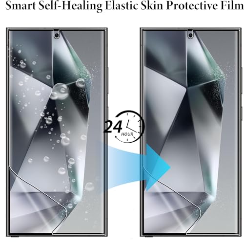 Murmure Screen Protector for Samsung Galaxy S26 Ultra, 2 Pack Elastic Skin Soft TPU Full Coverage HD Clear Anti-Scratch No Bubbles Self-Healing flim, Anti-Shockproof[Easy Installation]