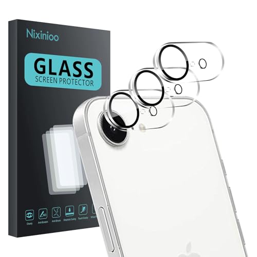 3 Pack Camera Lens Protector for iPhone 16e / iPhone 17e - size: iPhone 16e