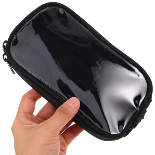 Motorcycle Tank Bag Magnetic Waterproof Phone Holder Touchscreen Gas Tank Storage Pouch for Motorcycles Scooters Electric Bikes Compact 7.48 X 4.33 X 0.98In
