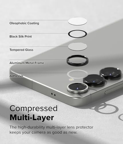 Ringke for Samsung Galaxy S25 Camera Lens Protector [2 Pack] - size: Galaxy S25