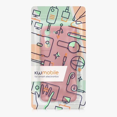 kwmobile Case Compatible with Samsung Galaxy S21 Case - Protective Slim TPU Phone Cover - Soft Matte Finish - Dark Rose - color: Dark Rose, size: Galaxy S21