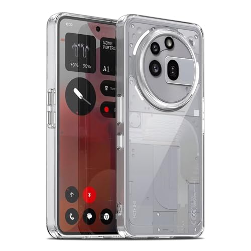 Case for Nothing Phone 3a Pro, Military Grade Drop Protection Phone Case, Yellowing Resistant, Anti-Scratch Hard PC Back, Shockproof Hard Ultra-Thin Protective Cover, Clear - size: Nothing Phone 3a Pro