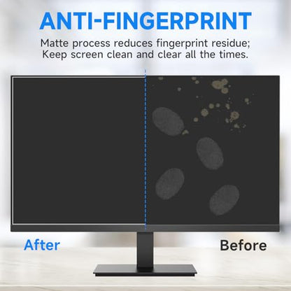 2 Pack 22 Inch 16:10 Display Anti Glare Screen Protector, Eye Protection Anti Scratch Matte Anti Glare Film for 22'' Computer Monitor - size: 22 Inch (Diagonal) - 16:10 Aspect Ratio