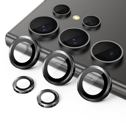 JETech Camera Lens Protector for Samsung Galaxy S24 Ultra, Black, 1 Set