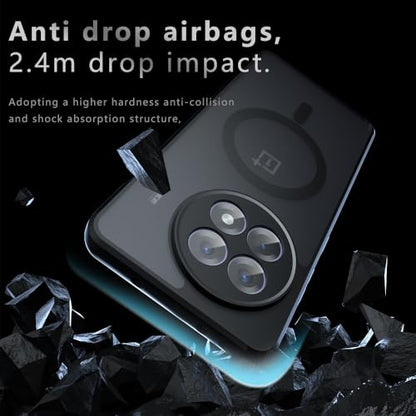 Compatible with OnePlus 13R 5G Case Cover,Compatible with MagSafe,Compatible with OnePlus ACE 5/ ACE 5 Pro 5G Built-in Magnetic Anti-Shock Cell Phone Case Black - size: Compatible with OnePlus ACE 5 Pro 5G