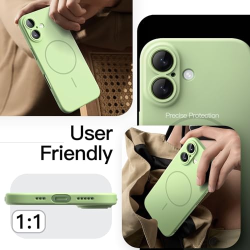 JETech Magnetic Slim Case for iPhone 17, Sage - color: Sage, size: iPhone 17