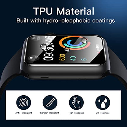 JETech TPU Screen Protector for Apple Watch Series 3/2/1 38mm, 3-Pack - size: Apple Watch Series 3/2/1 38mm