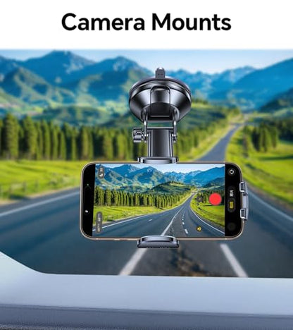 Romuto Phone Holders for Your Car Phone Holder Mount【90+LBS Suction Cup】 - color: Gray