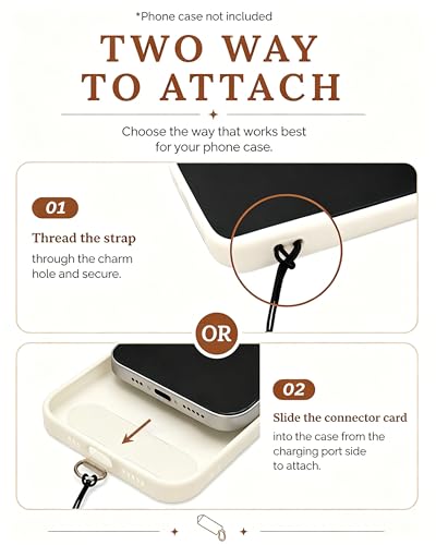 Crystal & Pearl Phone Charm Wrist Strap, Beaded Lanyard Wristlet Chain, Hands-Free Bracelet Strap for Phone Cases - color: Gray