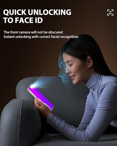 PDDKISS Compatible for iPhone 12/12 Pro Privacy Screen Protector - size: for iPhone 12 Pro - 6.1 inch Purple