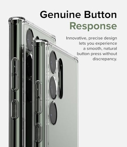 Ringke for Samsung Galaxy S23 Ultra Case [Fusion Matte Clear] | Oil & Dirt Resistant, Anti-Fingerprint Technology Prevents Oily Smudges, Frosted Coating Feels Velvety Soft - size: Galaxy S23 Ultra
