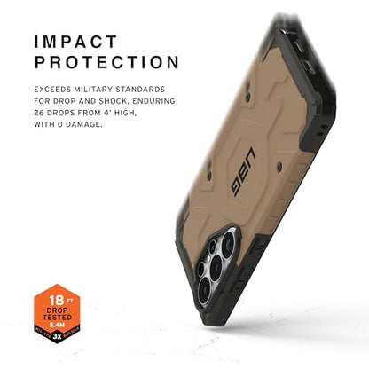 URBAN ARMOR GEAR UAG for Samsung Galaxy S26 Ultra Case 6.9" Pathfinder - Magnetic Charging Compatible Rugged Military Drop Tested Protective Cover, Dark Earth - color: Pathfinder - Dark Earth