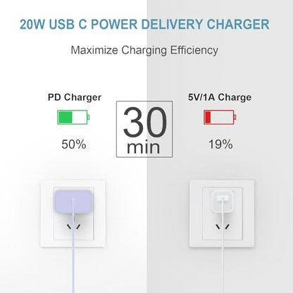 iPhone Charger Fast Charging 10FT iPhones 17 16 15 Charger - color: Purple, size: 10FT