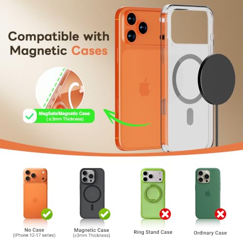 MagSafe 25W Magnetic Wireless Charger Fast Charging Pad for iPhone - color: Black